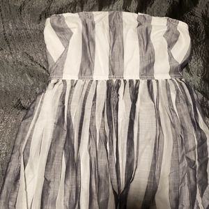 J. Crew gauzy cotton strapless dress, sz 4